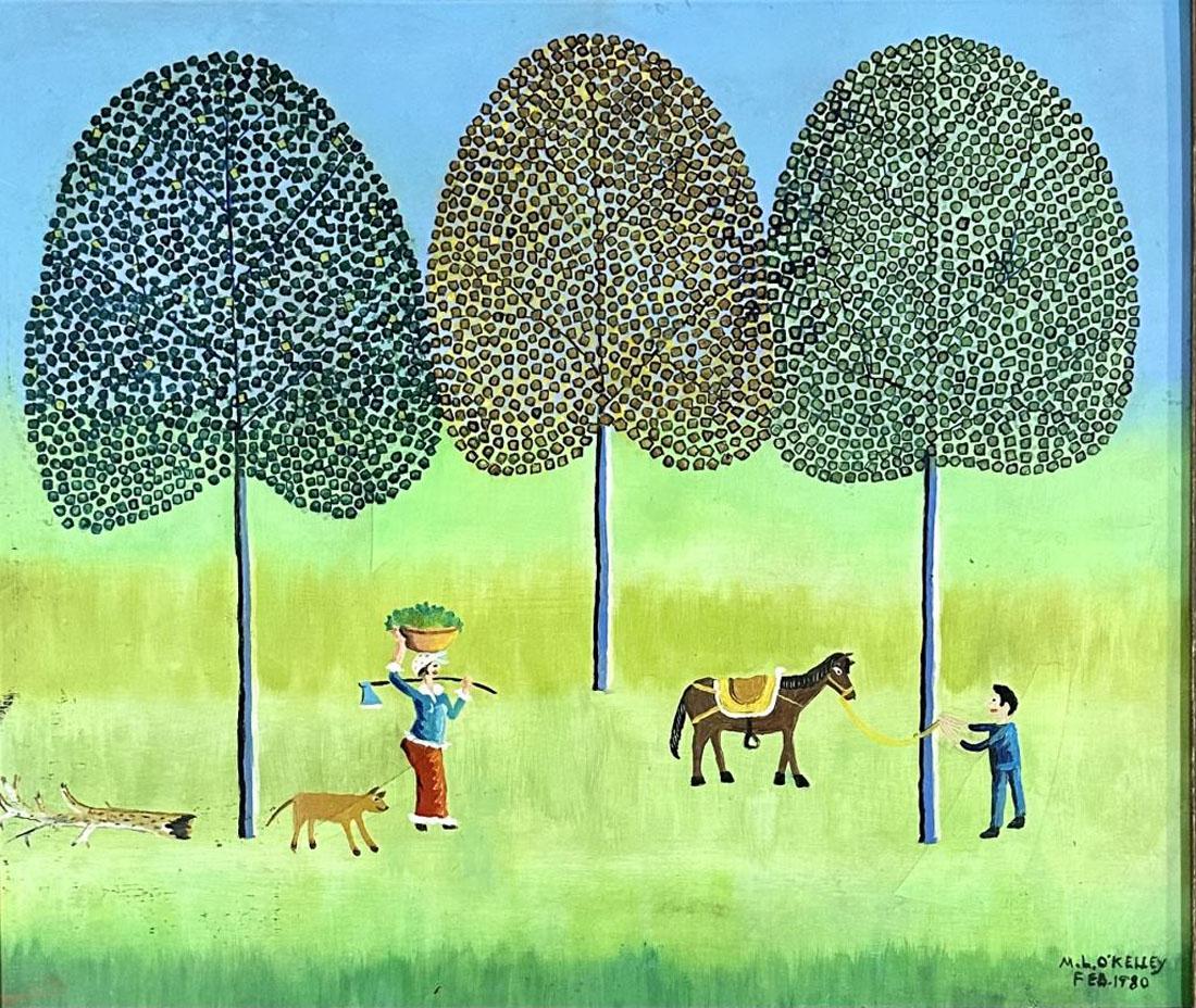 MATTIE LOU O' KELLEY (1908-1997) OIL ON BOARD (1 of 4)