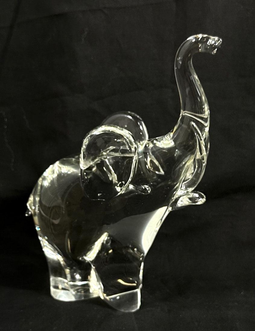 V. NASON & C MURANO GLASS ELEPHANT SCULPTURE (1 of 1)