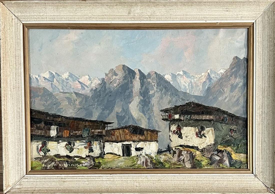 JOSEPH KLEITSCH OIL ON CANVAS (1882-1931) (1 of 4)