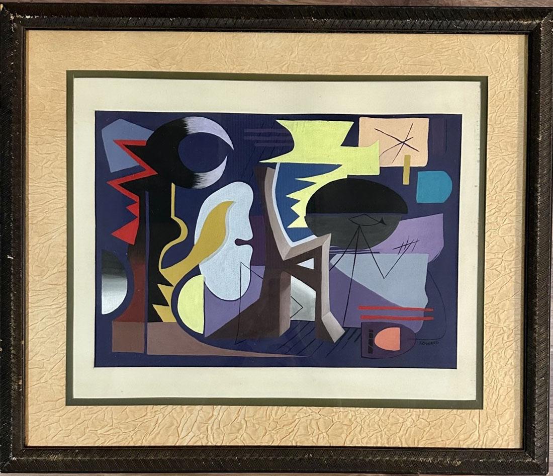 CHARLES HOUGHTON HOWARD ABSTRACT OIL (1 of 3)