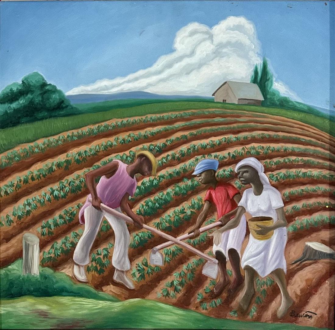 THOMAS HART BENTON OIL ON BOARD (1 of 4)