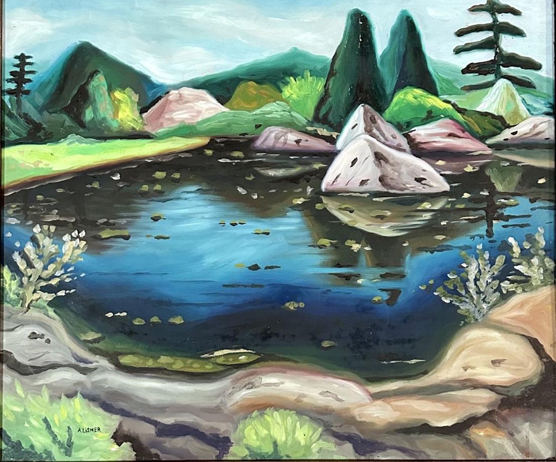 ARTHUR LISMER (1885-1969) OIL ON BOARD (1 of 4)