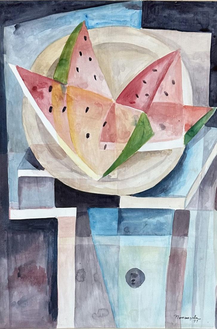 VICENTE MANANSALA (1910-1981) WATERCOLOR (1 of 3)