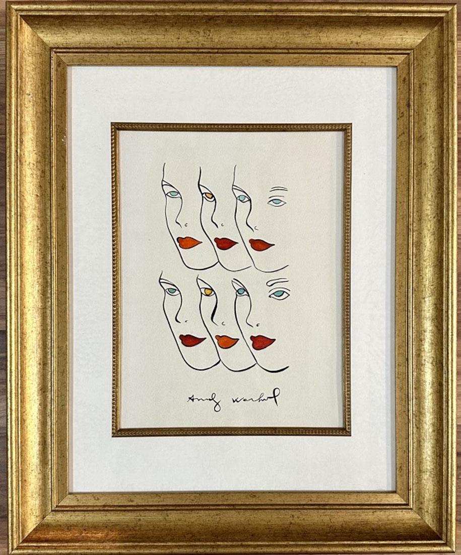 ANDY WARHOL FIGURATIVE DRAWING (1928-1987) (1 of 3)