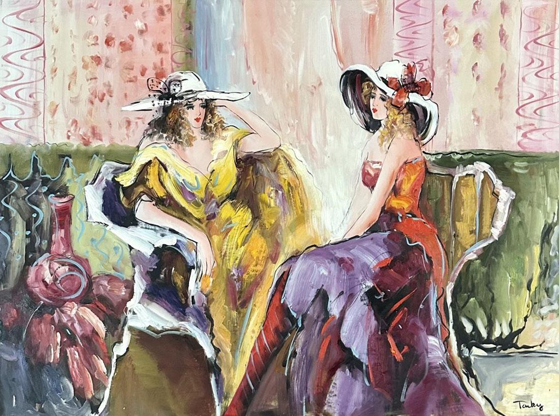 ITZCHAK TARKAY OIL ON CANVAS PAINTING (1 of 3)