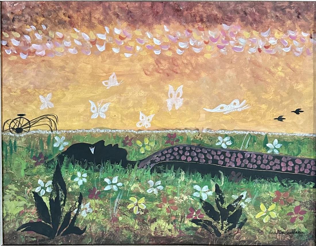 WALTER HENRY WILLIAMS OIL ON BOARD (1920-1998) (1 of 4)