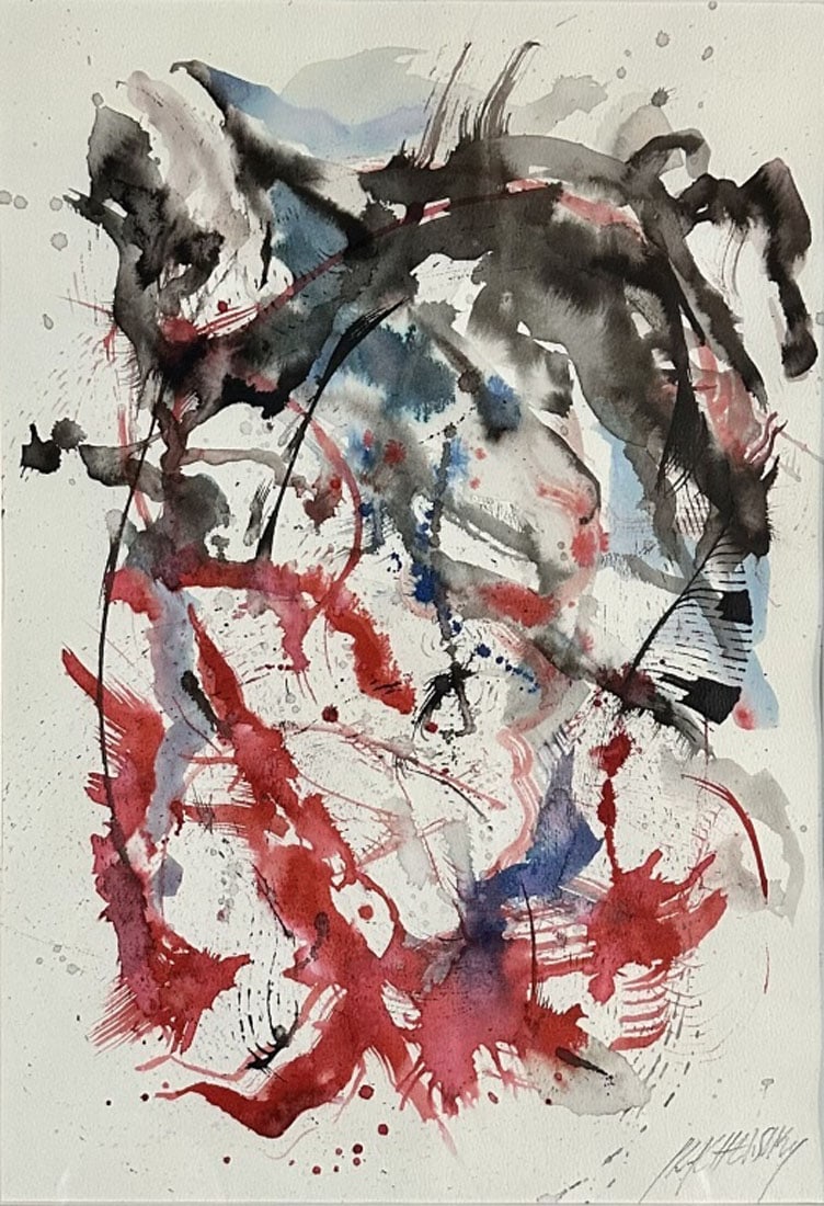 MARKUS PRACHENSKY WATERCOLOR ON PAPER (1 of 3)