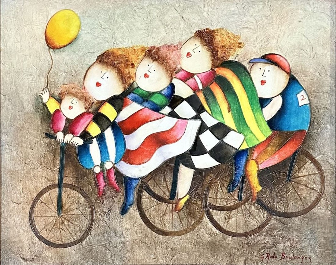 G RODO BOULANGER (b. 1935) OIL ON CANVAS (1 of 4)