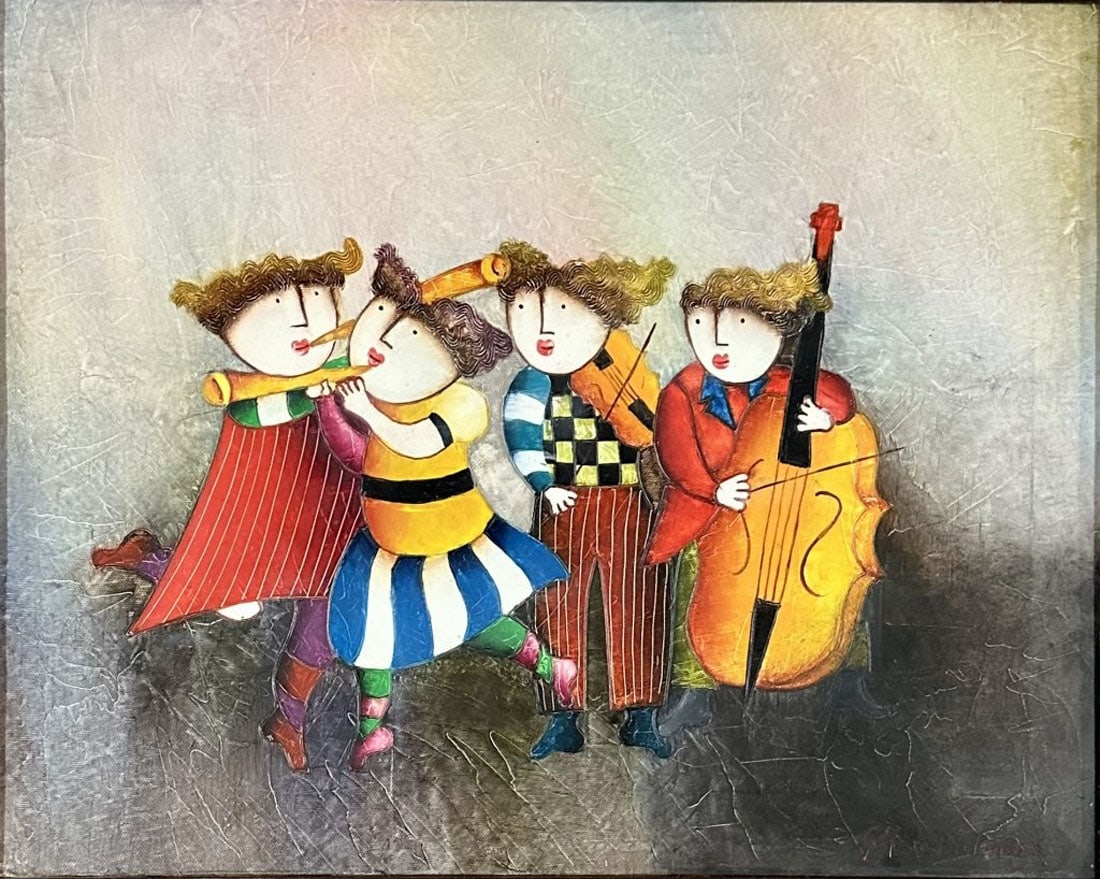 G. RODO BOULANGER OIL ON CANVAS (1 of 4)