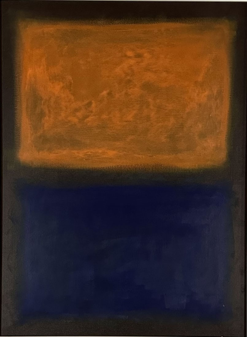 MARK ROTHKO LITHOGRAPH ON CANVAS (1 of 3)