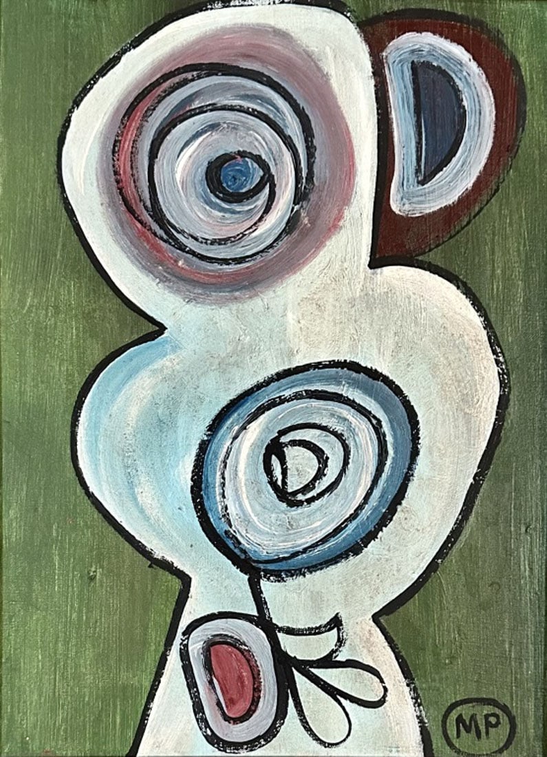 MELVILLE PRICE ABSTRACT OIL ON CANVAS (1920-1970) (1 of 4)