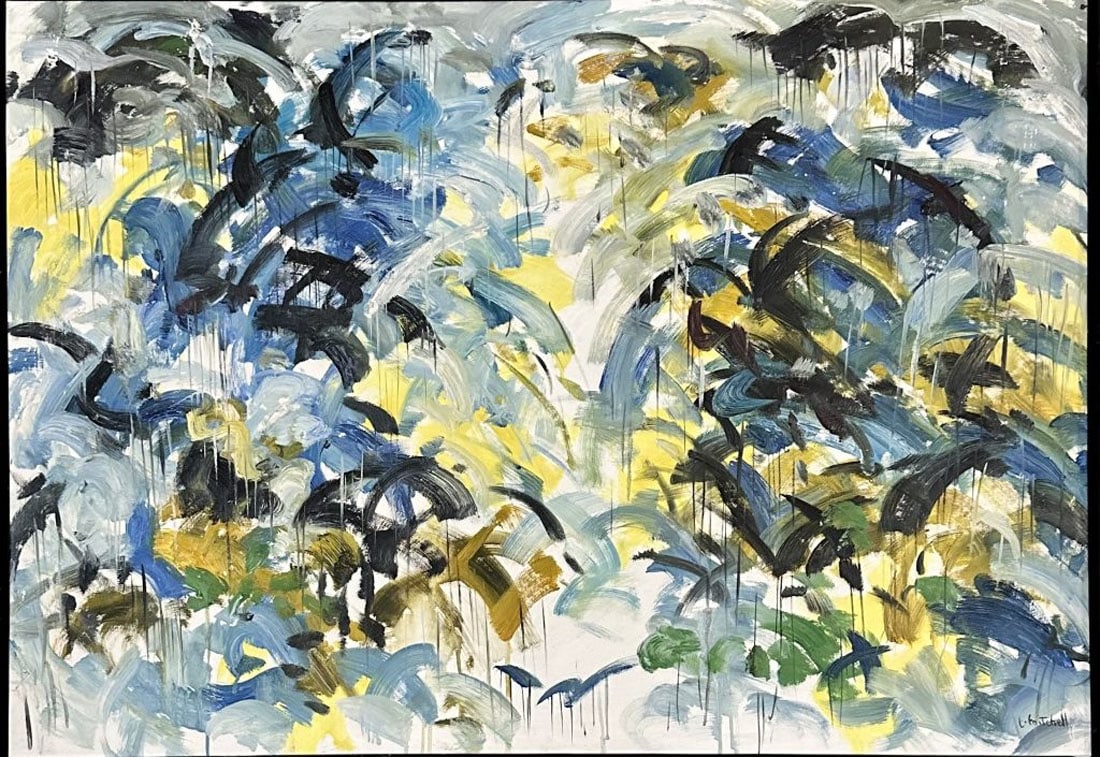 JOAN MITCHELL (1925-1992) OIL ON CANVAS (1 of 4)