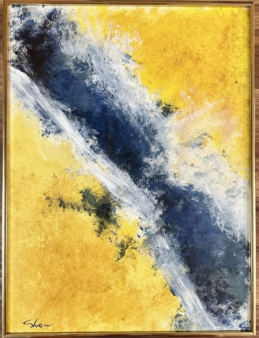 CHARLES GREEN SHAW OIL ON PAPER (1892-1974) (1 of 2)