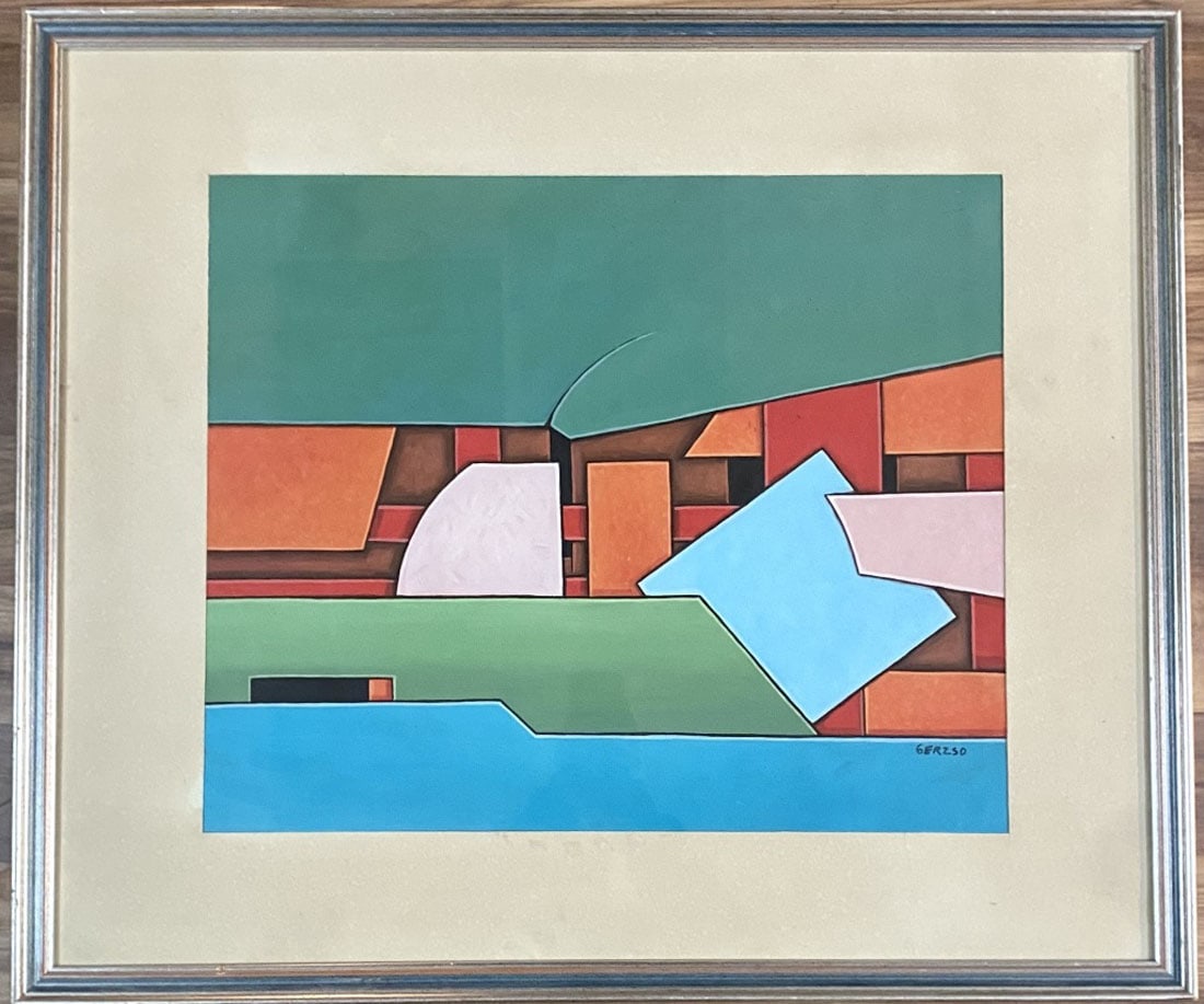 GUNTHER GERZO OIL PAINTING (MEXICO) (1 of 3)