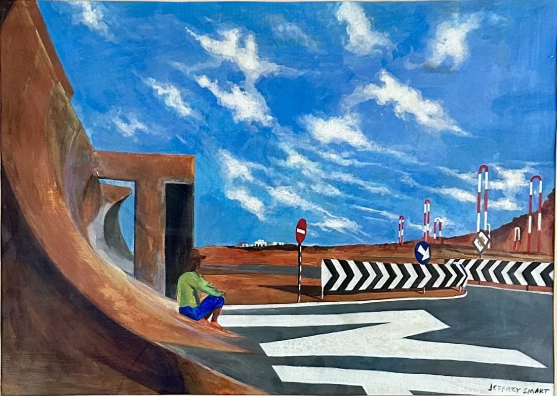 JEFFREY EDSON SMART OIL ON PAPER (1 of 3)