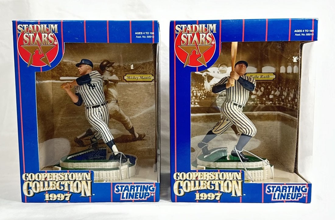 BABE RUTH AND MICKEY MANTLE STARTING LINEUPS (1 of 2)