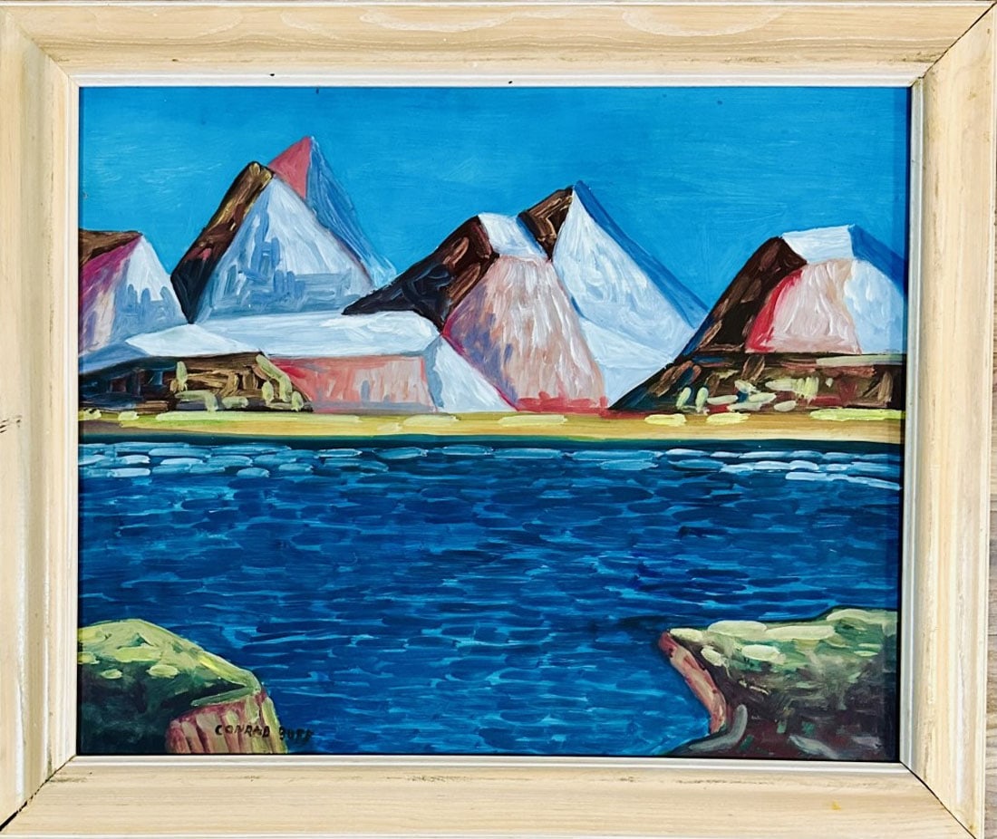 CONRAD BUFF OIL ON BOARD LANDSCAPE (1 of 4)