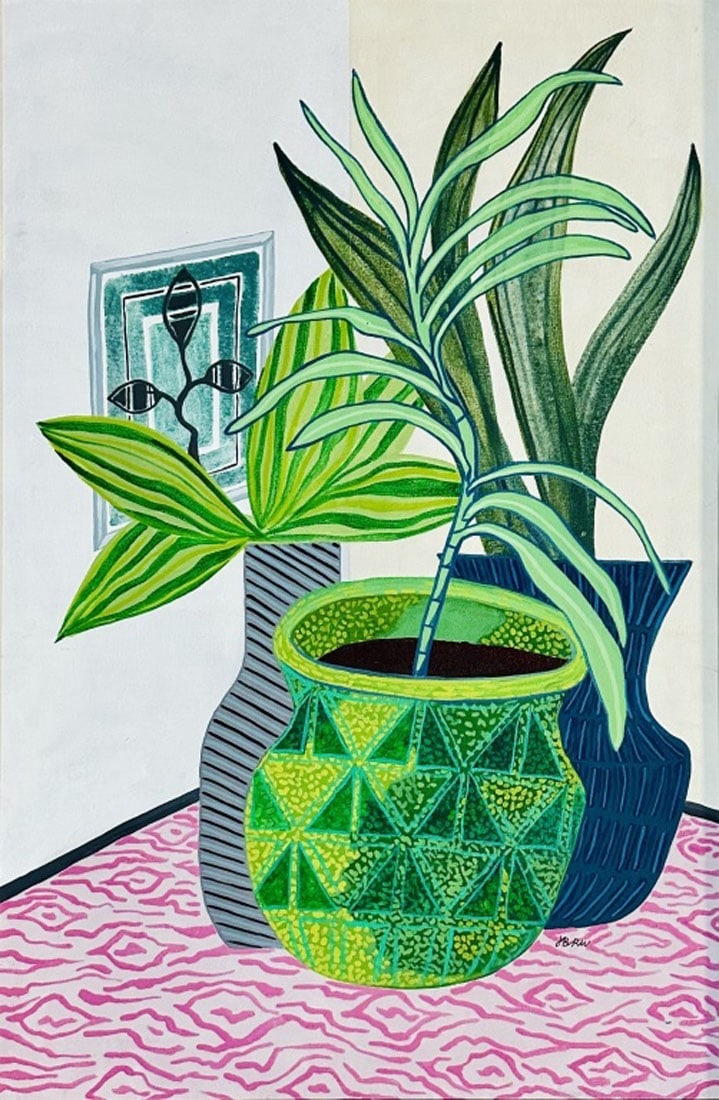 JONAS WOOD STILL LIFE OIL ON CANVAS (1 of 4)