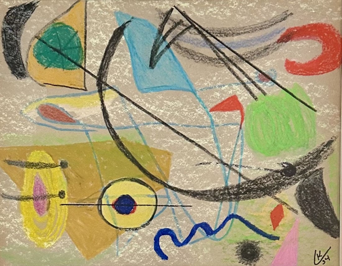 WASSILY KANDINSKY (1866-1944) PASTEL ON PAPER (1 of 3)