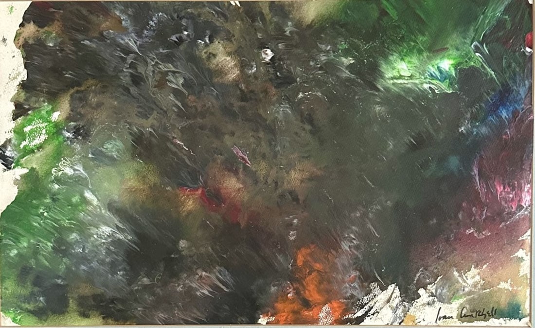 JOAN MITCHELL (1925-1992) OIL ON PAPER (1 of 3)