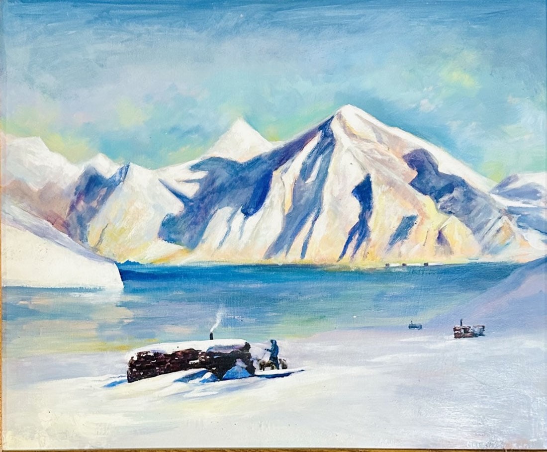 ROCKWELL KENT OIL ON BOARD (1882-1971) (1 of 4)