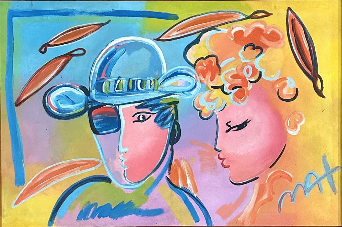 PETER MAX OIL ON CANVAS (1 of 4)