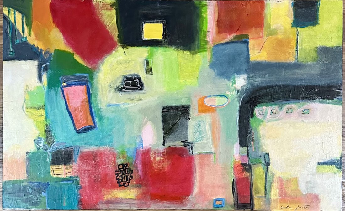 WILLIAM JOHNSTONE OIL ON CANVAS (1897-1981) (1 of 3)