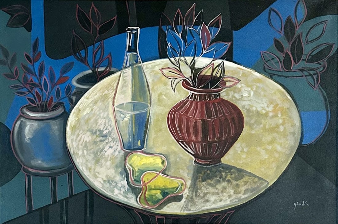 VICENTE GANDIA OIL ON CANVAS (MEXICAN) (1 of 3)