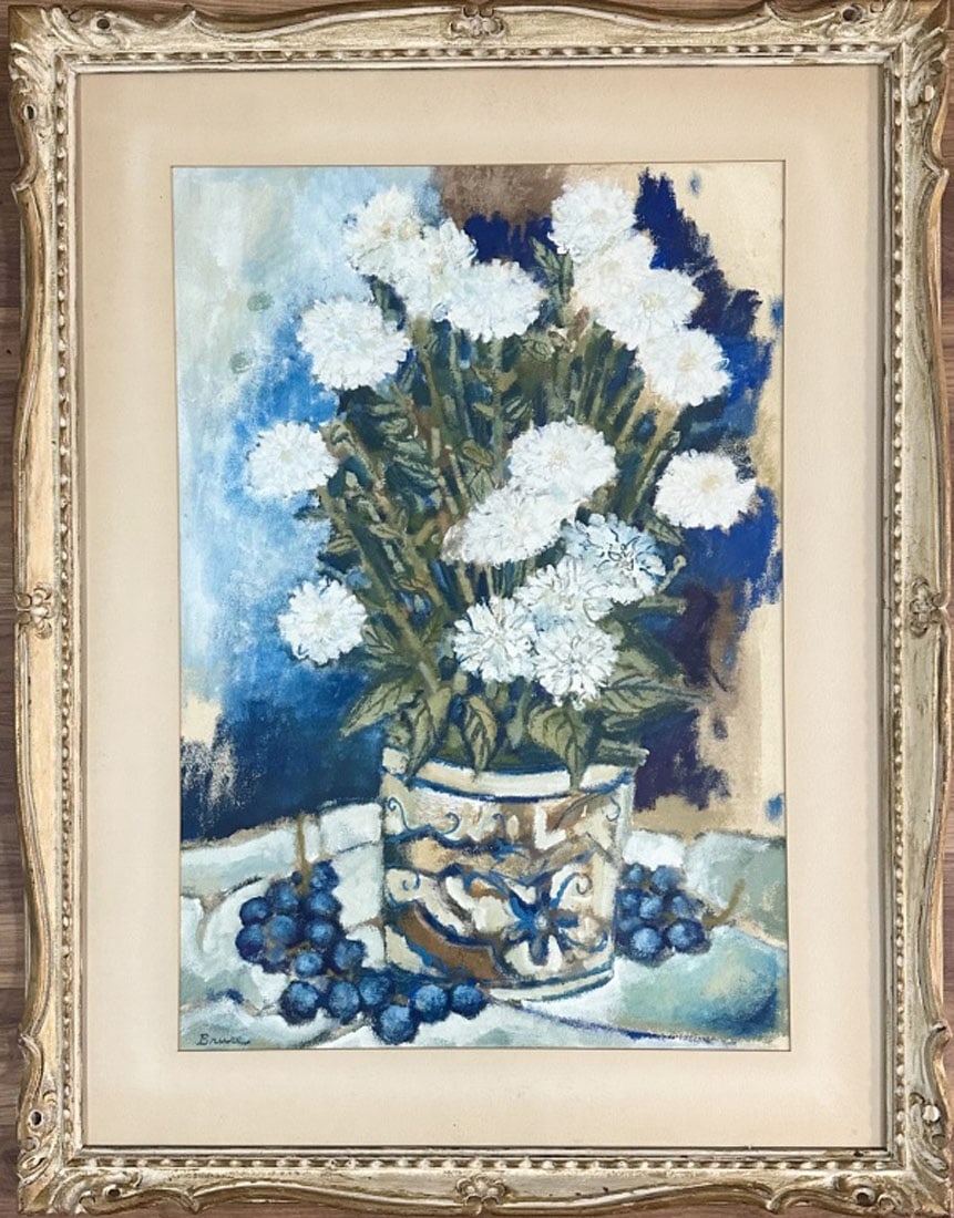 PATRICK HENRY BRUCE (AMERICAN) OIL STILL LIFE: Attributed to Patrick Henry Bruce, no coa, private collection, medium: oil, good condition, measurements: Biography: Patrick Henry Bruce was an American cubist painter.Bruce exhibited regularly in the