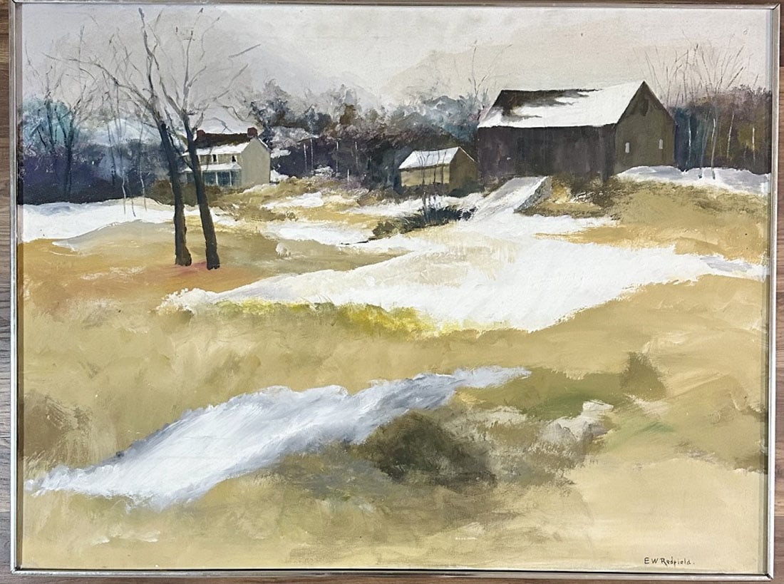 E.W. REDFIELD IMPRESSIONIST OIL ON CANVAS (1 of 3)