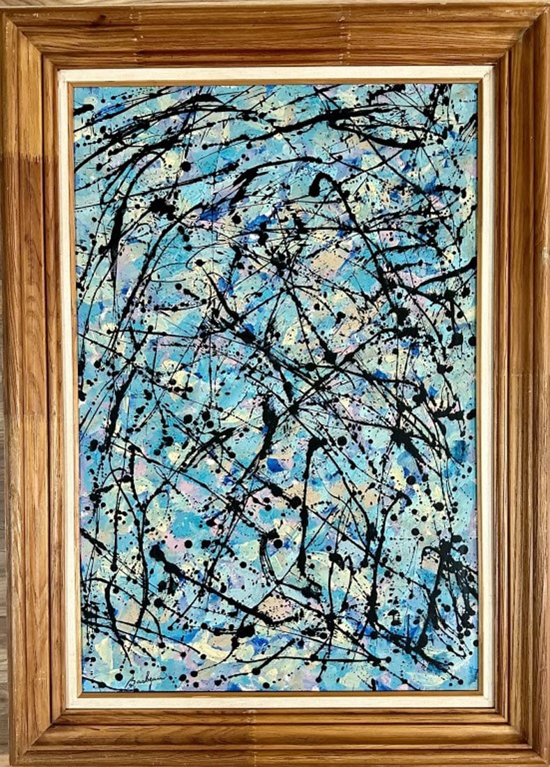 MARCEL BARBEAU (1925-2016) LARGE OIL PAINTING (1 of 3)