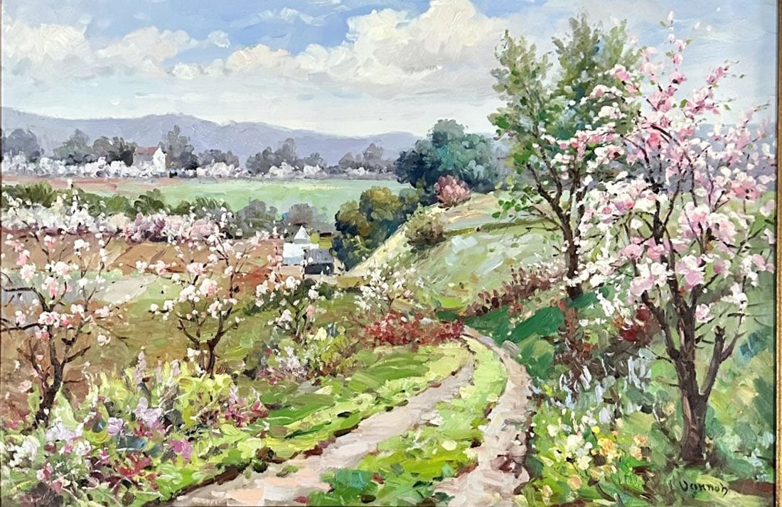 ROBERT WILLIAM VONNOH LANDSCAPE OIL PAINTING (1 of 3)