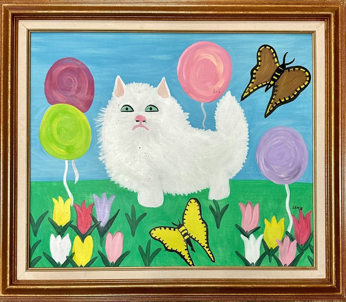 MAUD LEWIS OIL ON BOARD FOLK ART (1 of 4)