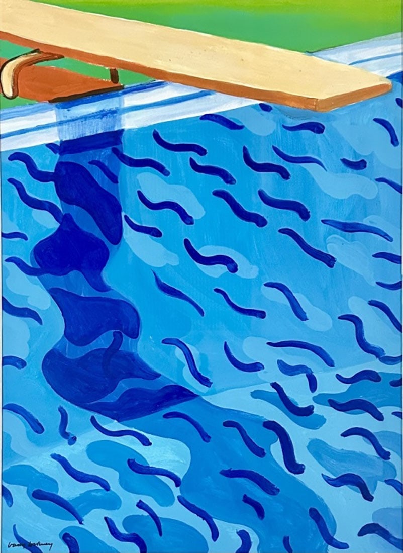 DAVID HOCKNEY SERIGRAPH ON PAPER (1 of 2)