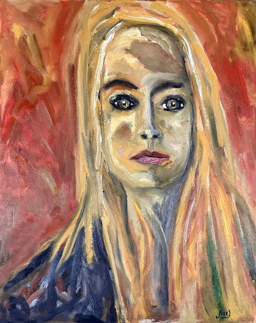 ALICE NEEL OIL ON BOARD FIGURATIVE (1 of 3)