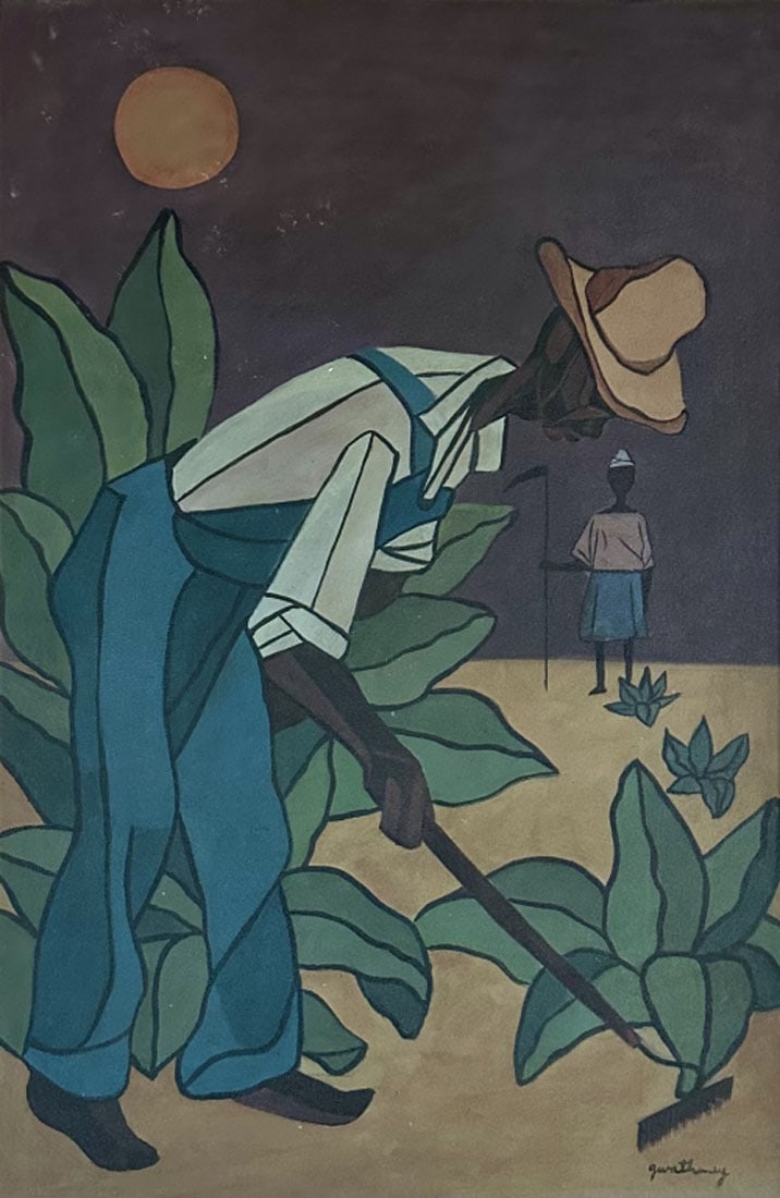 ROBERT GWATHMEY OIL ON CANVAS (1 of 4)