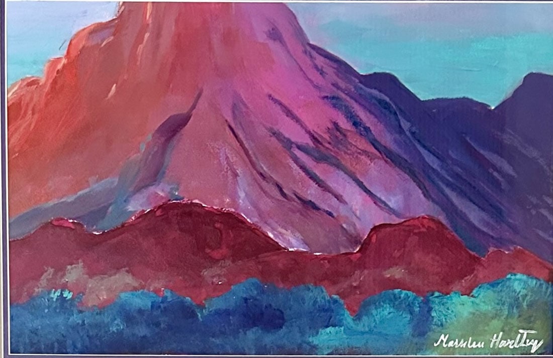 MARSDEN HARTLEY MODERNIST OIL ON PAPER (1 of 3)