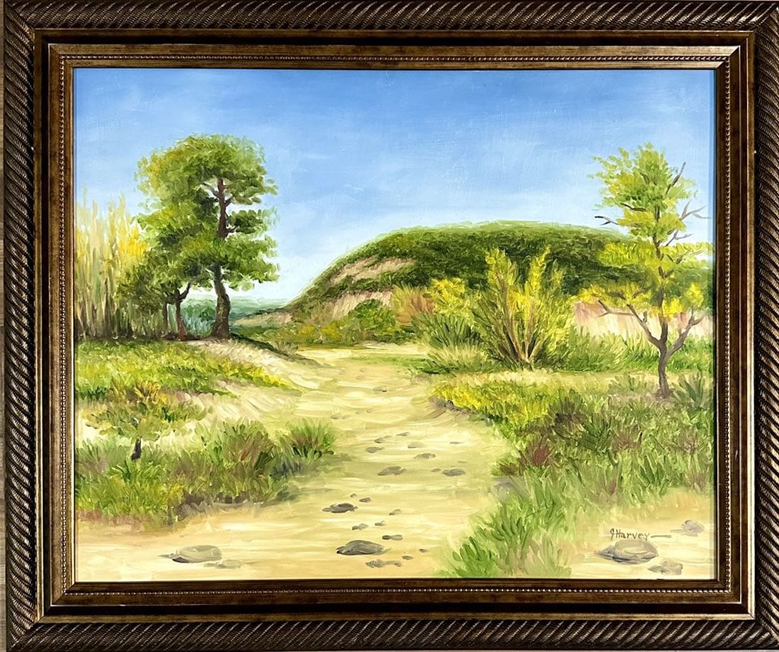 G. HARVEY OIL ON BOARD LANDSCAPE (AMERICAN) (1 of 4)