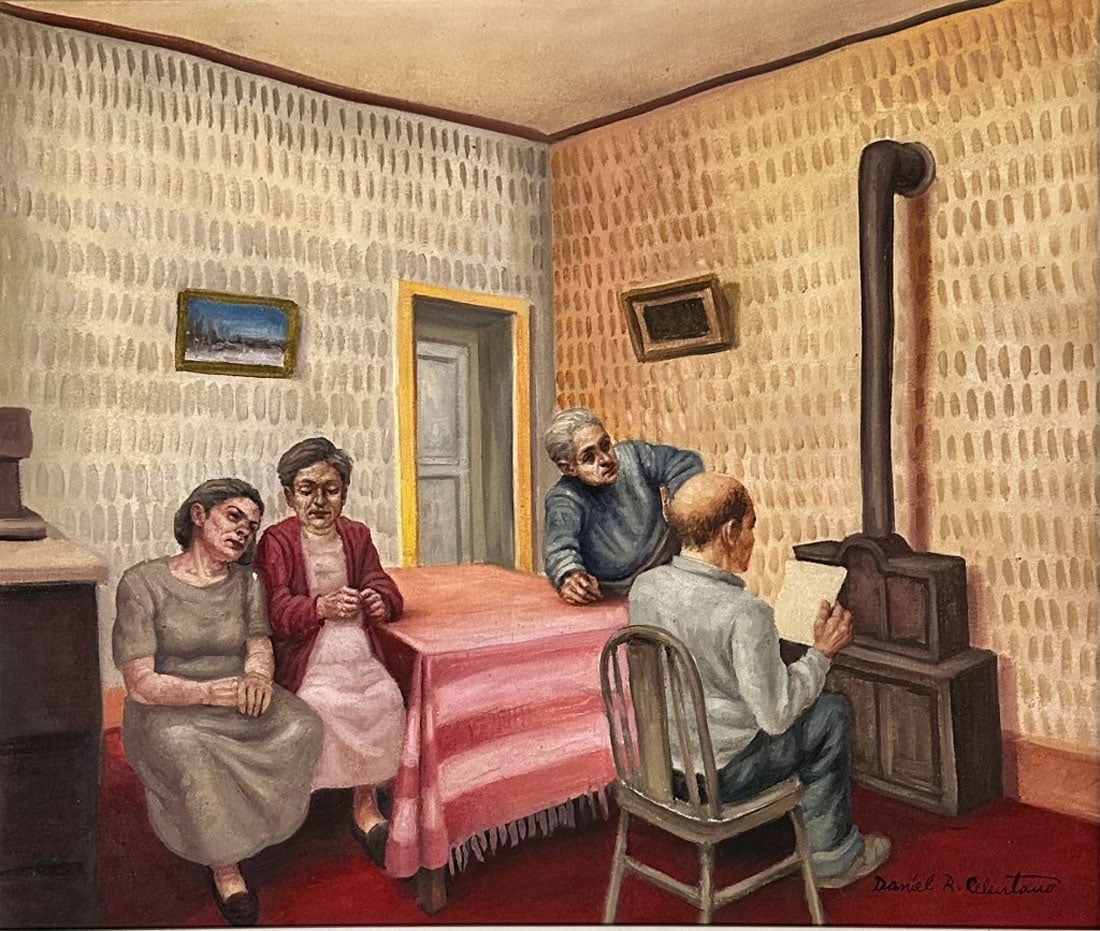 DANIEL CELENTANO OIL ON CANVAS (1 of 4)