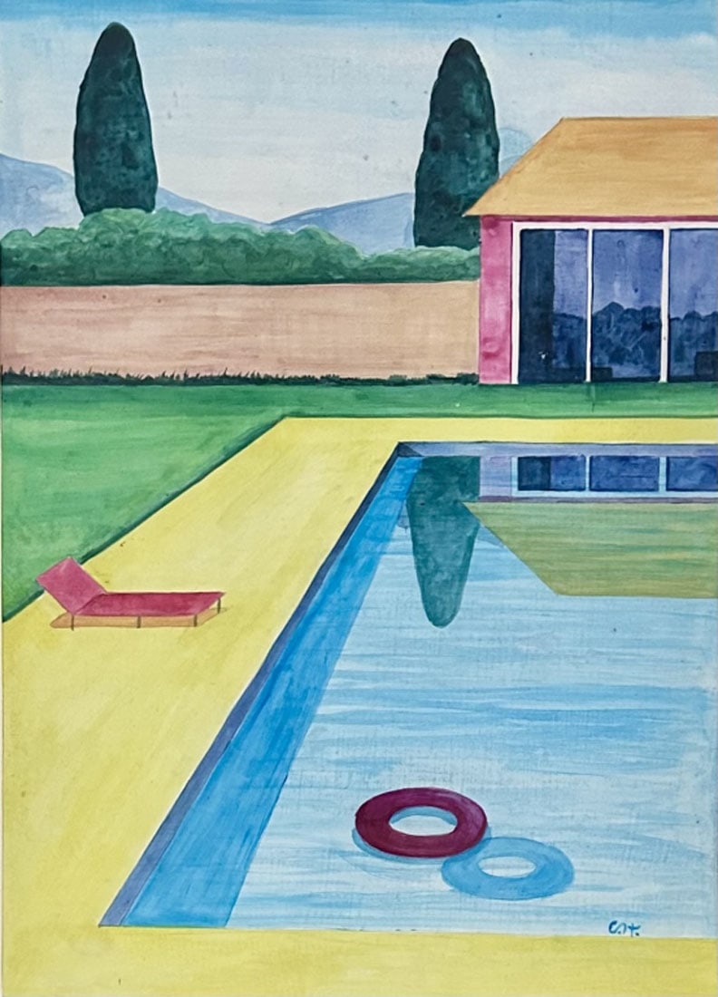 DAVID HOCKNEY SERIGRAPH (1 of 3)