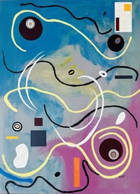 HILLA REBAY OIL ON CANVAS