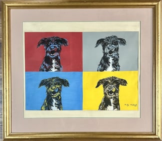 ANDY WARHOL SILKSCREEN POP ART