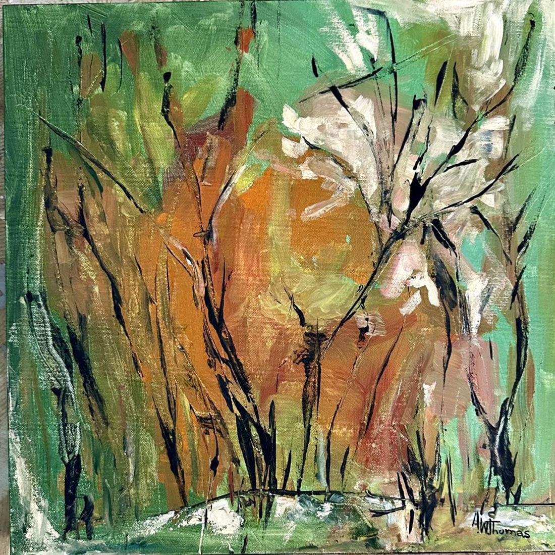 ALMA THOMAS OIL ON CANVAS (1 of 3)