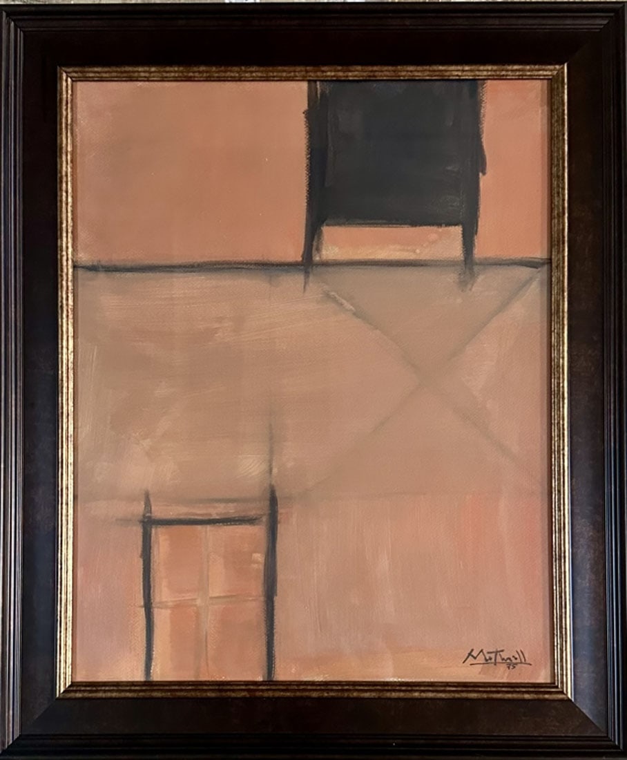 Robert Motherwell Abstract Oil Painting Auction