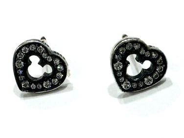 AUTHENTIC PANDORA MICKEY SILHOUETTE EARRINGS