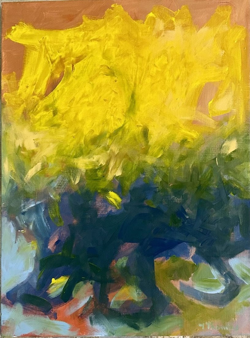 YVONE THOMAS (AMERICAN) OIL ON CANVAS (1 of 3)