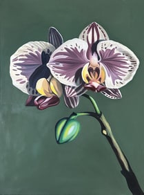 LOWELL NESBITT OIL ON CANVAS