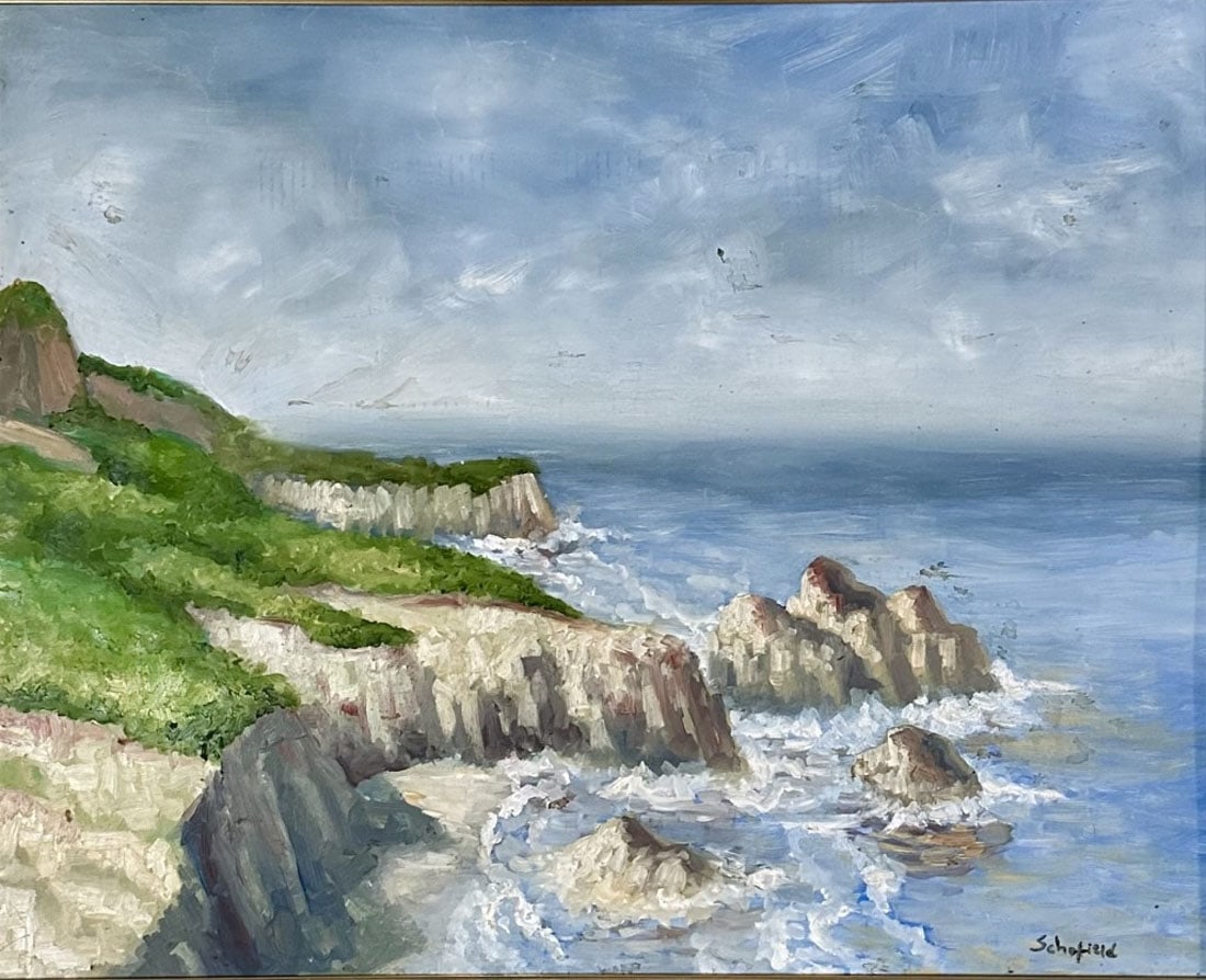 WALTER ELMER SCHOFIELD (AMERICAN) OIL PAINTING (1 of 3)