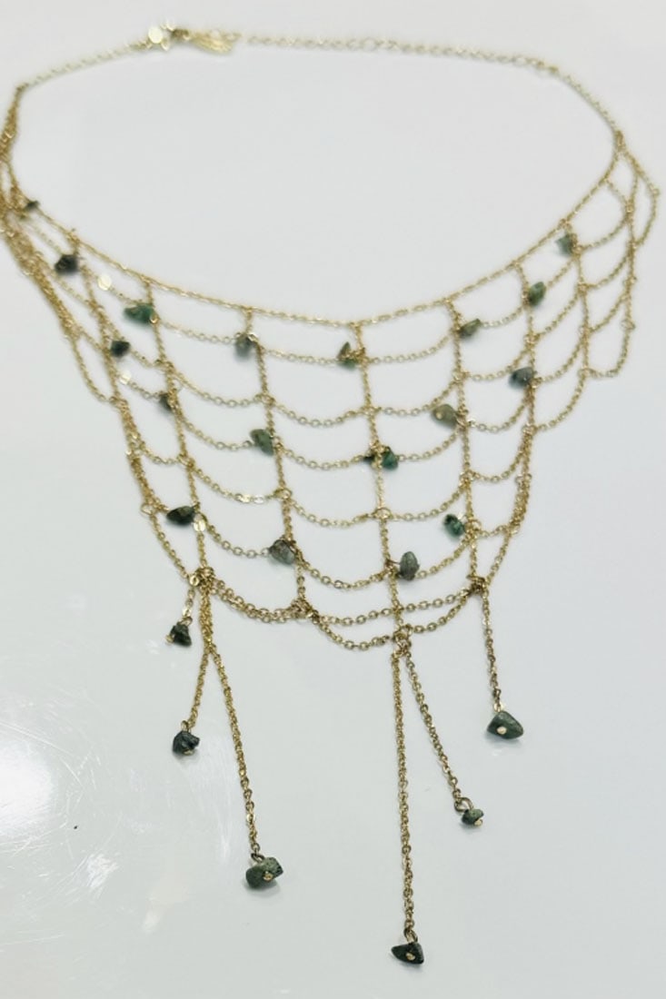 GORGEOUS MULTI LAYER TURQUOISE CHOKER NECKLACE (1 of 1)