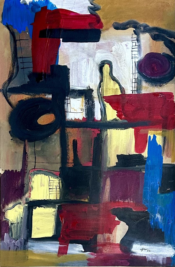 AFRO BASSADELLA MIXED MEDIA ON PAPER (1 of 4)